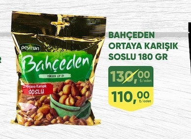Peyman Bahceden Ortaya Karışık Soslu 180 Gr