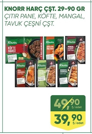 Knorr Harç Çeşitleri 29-90 Gr