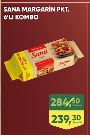 Sana Margarin Pkt. 6'Lı Kombo
