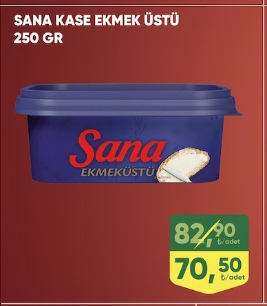 Sana Kase Ekmek Üstü 250 Gr