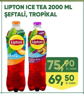 Lipton Ice Tea 2000 Ml Şeftali, Tropikal
