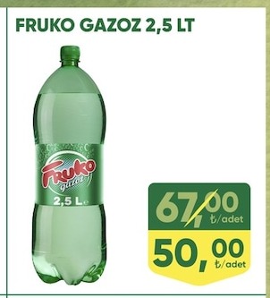 Fruko Gazoz 2,5 Lt