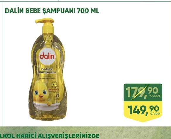 Dalin Bebek Şampuanı 700 Ml