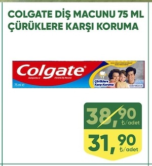 Colgate Diş Macunu 75 Ml Çürüklere Karşı Koruma