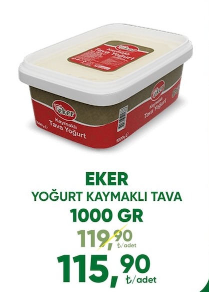 Eker Yoğurt Kaymakli Tava 1000 Gr