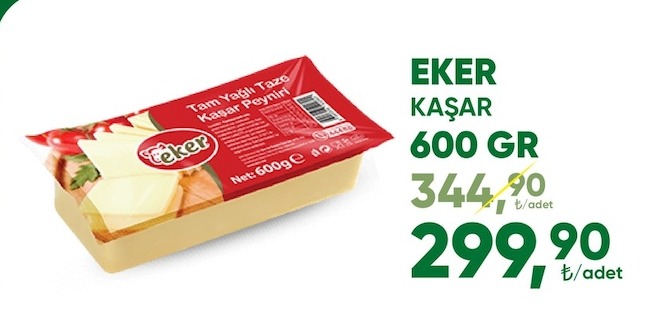 Eker Kaşar 600 Gr