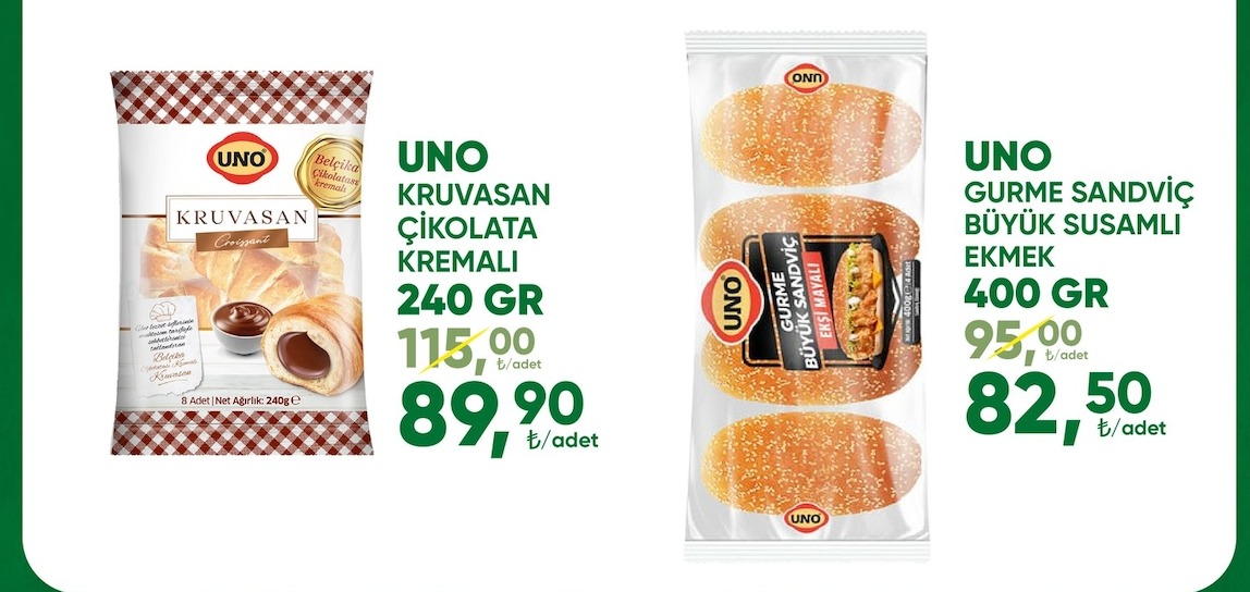 Uno Kruvasan Çikolata Kremali 240Gr