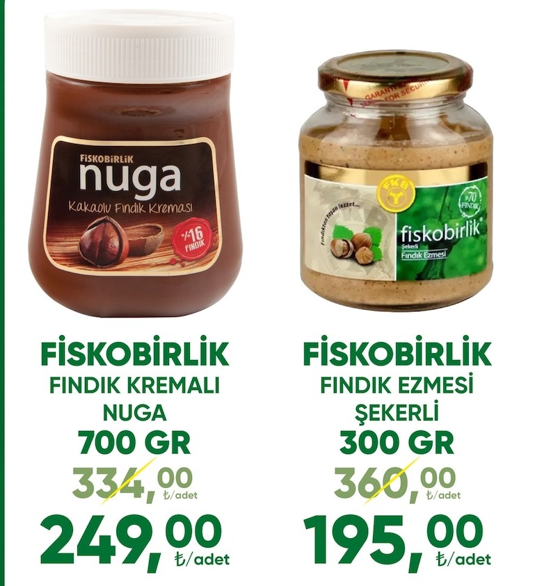 Fiskobirlik Findik Kremali Nuga 700 Gr