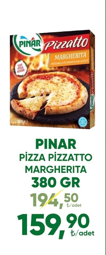 Pınar Pizza Pizzatto Margherita 380 Gr