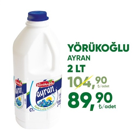 Yörükoğlu Ayran 2Lt