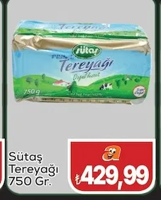 Sütaş Tereyağı 750 Gr.