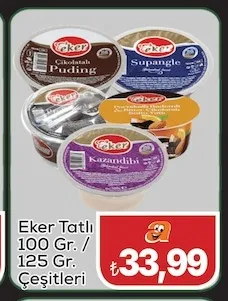 Eker Tatlı 100 Gr. / 125 Gr. Çeşitleri