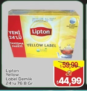 Lipton Yellow Label Demlik 24'Lü 76.8 Gr.