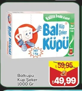 Balküpü Küp Şeker 1000 Gr.