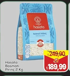 Hasata Basmati Pirinç 2 Kg.