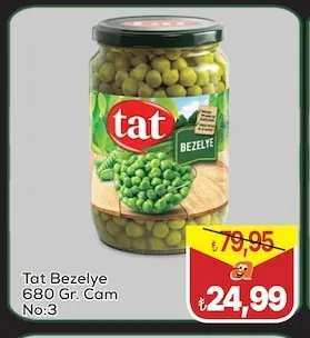 Tat Bezelye 680 Gr. Cam No:3