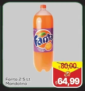 Fanta 2.5 Lt. Mandalina