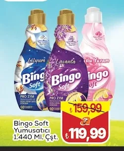 Bingo Soft Yumuşatıcı 1.440 Ml. Çşt.