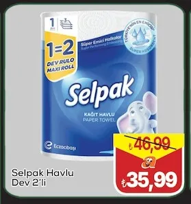 Selpak Havlu Dev 2'Li