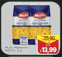 Mutlu Makarna 500 Gr. Çşt.