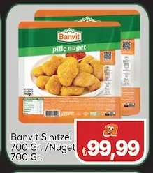 Banvit Şinitzel 700 Gr. / Nuget 700 Gr.