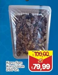 Karcı Sarı Kuru Üzüm 250 Gr.