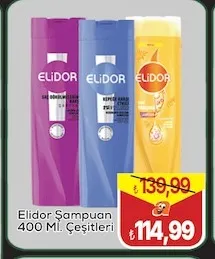 Elidor Şampuan 400 Ml. Çeşitleri