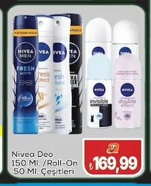 Nivea Deo 150 Ml./Roll-On 50 Ml. Çeşitleri
