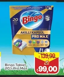 Bingo Tablet 20'Li Pro Max