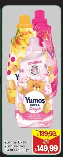 Yumoş Extra Yumuşatıcı 1440 Ml. Çşt.