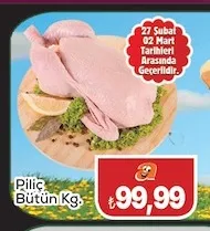 Piliç Bütün Kg.