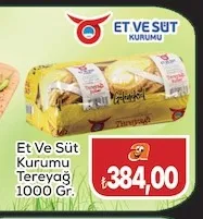 Et Ve Süt Kurumu Tereyağ 1000 Gr.