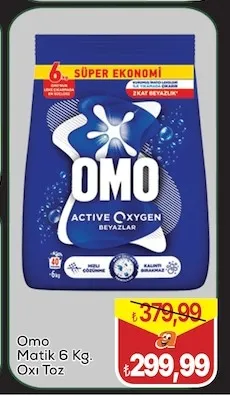 Omo Matik 6 Kg. Oxı Toz