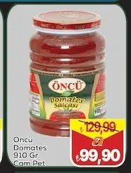 Öncü Domates Salçası 910 Gr. Cam Pet