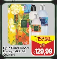 Eyüp Sabri Tuncer Kolonya 400 Ml. Çeşitleri