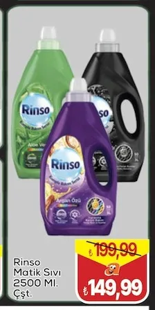 Rinso Matik Sıvı 2500 Ml. Çşt.