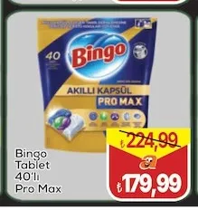Bingo Tablet 40'Lı Pro Max