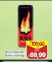 Burn 500 Ml Enerji İçeceği