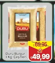 Duru Bulgur 1 Kg Çeşitleri