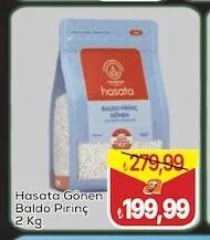 Hasata Gönen Baldo Pirinç 2 Kg