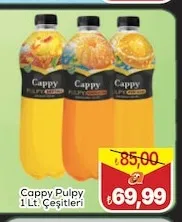 Cappy Pulpy 1 Lt Çeşitleri
