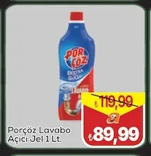 Porçöz Lavabo Açıcı Jel 1 Lt