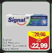 Signal Diş Macunu 50 Ml. Çürüklere Karşı Nane