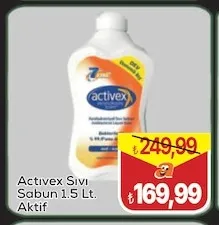 Activex Sıvı Sabun 1.5 Lt. Aktif