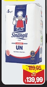 Sinangil Katkısız Un 5 Kg