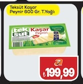 Teksüt Kaşar Peynir 600 Gr. T.Yağlı