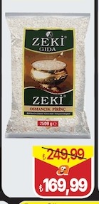 Zeki Osmancık Pirinç 2500 Gr.
