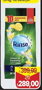 Rinso Limon Ve Karbonat 10 Kg