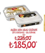 Algida Usta Usulü Çeşitleri Çifte Dovulmuş - Bol Kaymak Adet