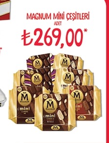 Magnum Mini Çeşitleri Adet